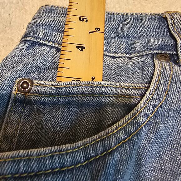 Liz Claiborne Women’s Jeans Straight Leg Blue Denim Mid Rise Size 14 Long - Picture 13 of 13